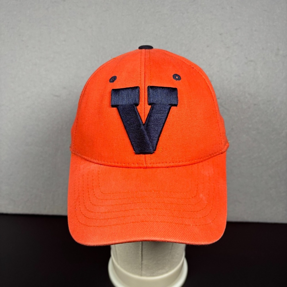 Virginia Cavaliers UVA Wahoos Hat Baseball Cap Orange Top Of The World NCAA OSFM